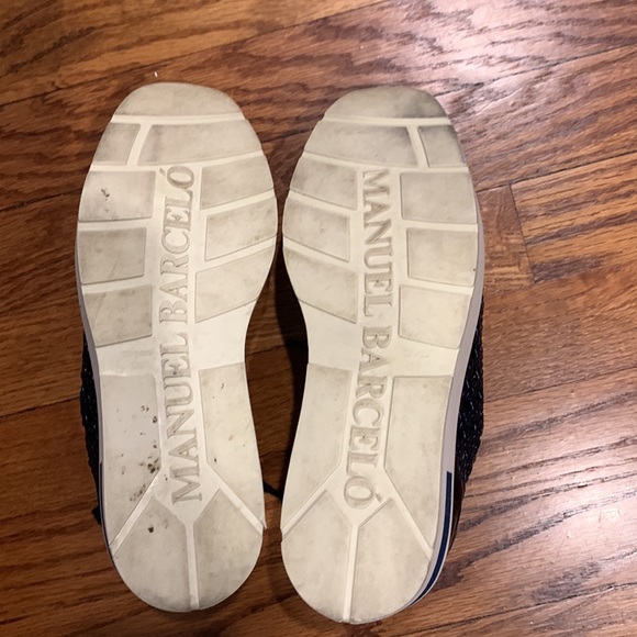 Manuel Barcelona navy blue wedge sneakers - Picture 7 of 7